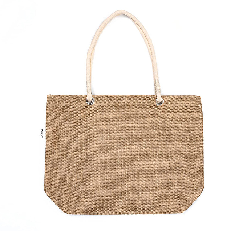 麻布袋子定图案logo粗黄麻手提袋手绘拎袋包装礼品染色黄麻酒袋-报价