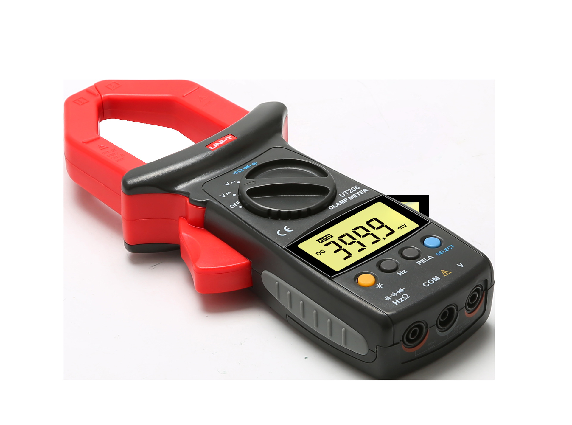 优利德ut206b交流钳形表直流钳形万用表1000a电流钳表-阿里巴巴