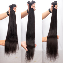 Brazilian Hair 欧美假发真人发帘10a倒顺长档发帘32 40 真发发束