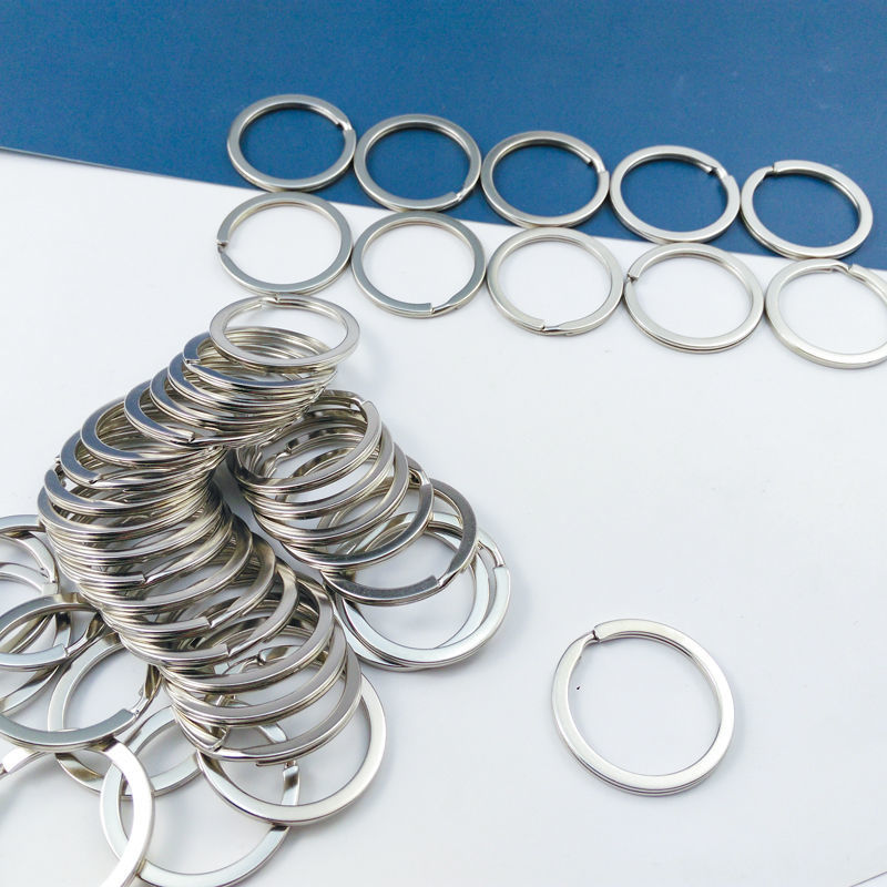 钥匙圈挂圈光圈金属铁圈钥匙扣高档多规格圆圈扁圈钥匙环厂里直售