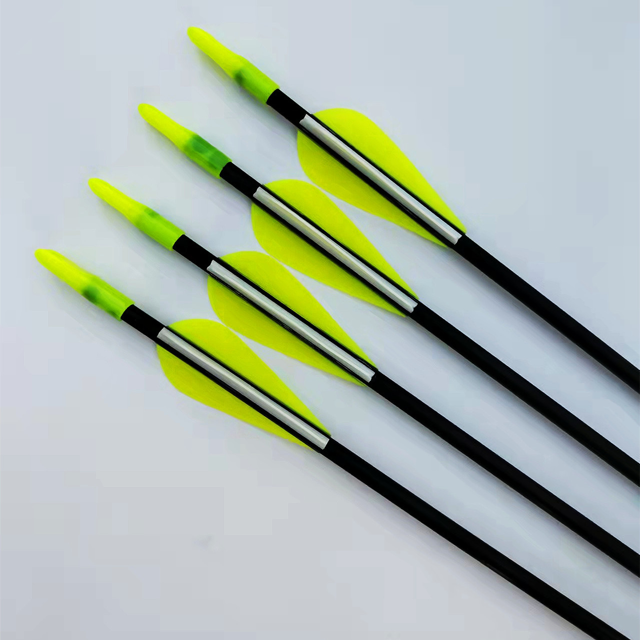 玻纤6mm外包头箭固定箭尾反曲直拉弓儿童弓箭户外运动射击箭馆