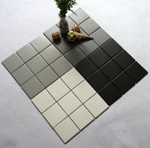 简约北欧厨房卫生间陶瓷马赛克300x300网贴瓷砖灰色通体全瓷地砖