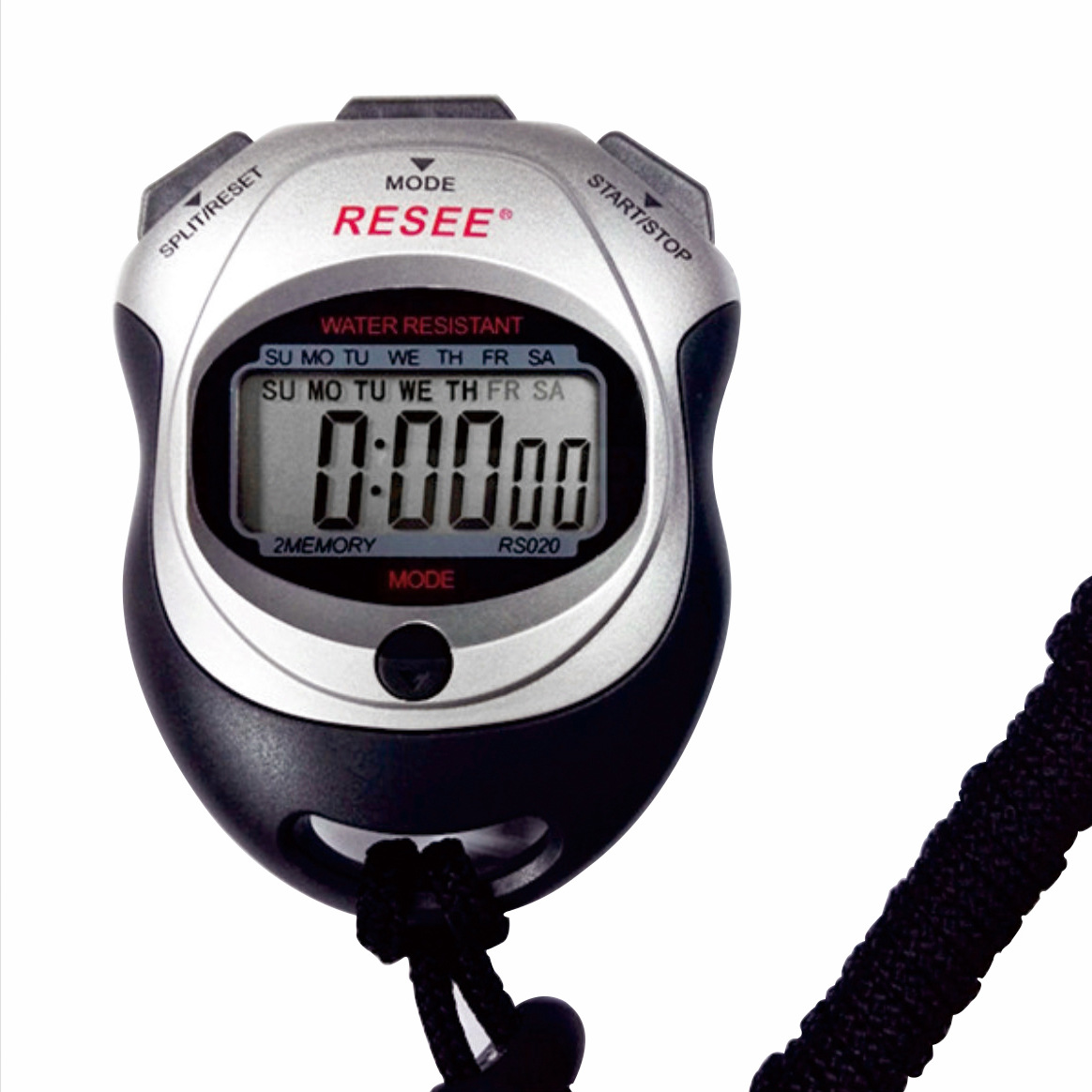 锐赛电子秒表 运动计时器 单排停表 体育比赛抗水秒表 定制生产
