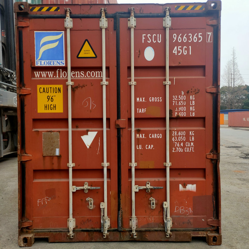 出售40尺高柜标准海运旧集装箱