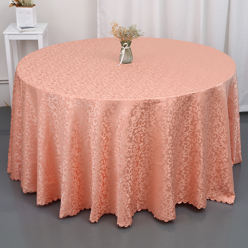 Hotel Tablecloth Fabric Restaurant Tablecloth Restaurant Table Cloth European Large round Table Tablecloth round Household round Tablecloth