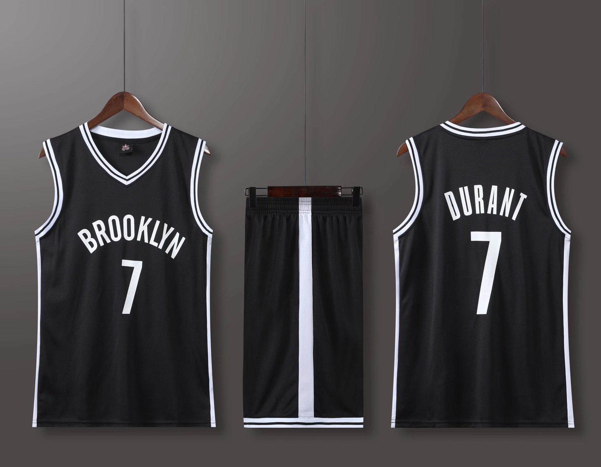 篮网7号杜兰特篮球服套装男队服成人比赛训练球衣l-5xl-阿里巴巴