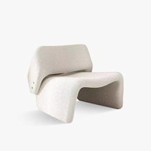小河马意式极简现代简约创意设计师款式网红羊羔绒休闲个性单人椅