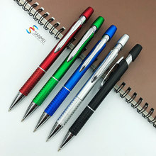 广告圆珠笔按动式高颜值黑色批发logo定制半金属跨境外贸定制笔