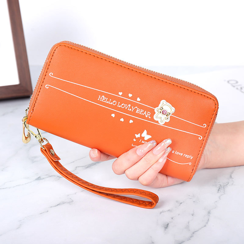 2023 New Cross-Border Women's Wallet Long Fashion Single Large Capacity Zipper Coin Purse Clutch Phone Bag