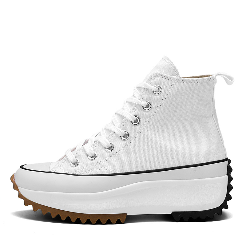 批发莆田鞋尔匡威莱斯肖战同款jw联名厚底帆布鞋运动男女鞋松糕鞋