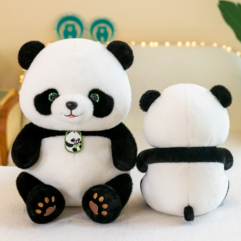 Cute National Treasure Giant Panda Plush Toy Simulation Panda Doll Doll Souvenir Wholesale Children's Doll Gift