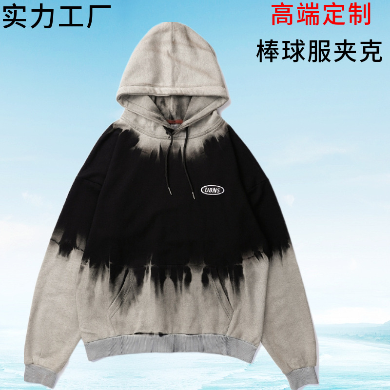 Foreign Trade Factory Customized Men's Hoodie Fried Snowflake Hooded 3d Sweater