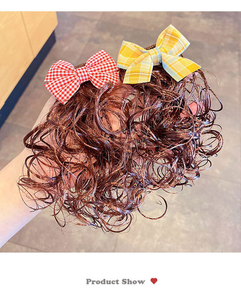 韩版儿童假发蝴蝶结发夹女童公主可爱造型夹发饰女孩甜美发卡头饰