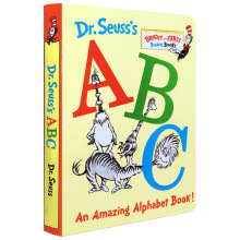 0-6岁苏斯博士的ABC英文版绘本Dr. Seuss's ABC幼儿童字母纸板书