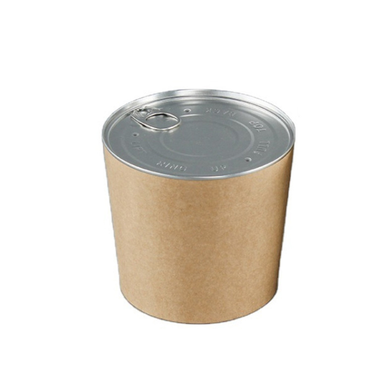 2021新款 一次性铝箔纸碗圆形带盖易拉罐打包盒外卖餐盒可设计