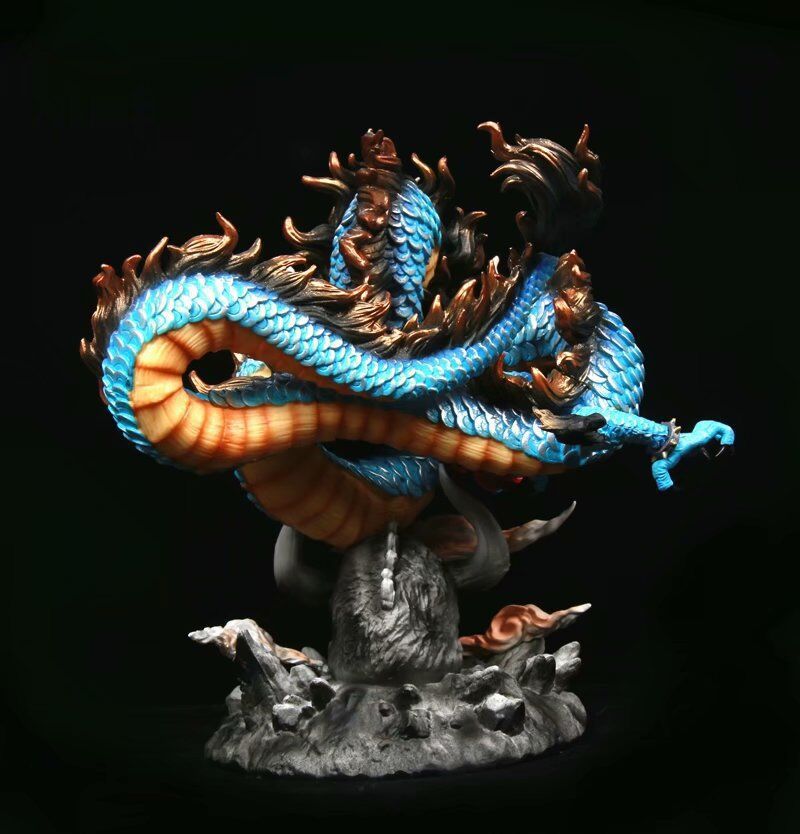 海贼王 四皇 g5兽化凯多 凯多龙 可发光 场景 盒装 手办摆件 模型