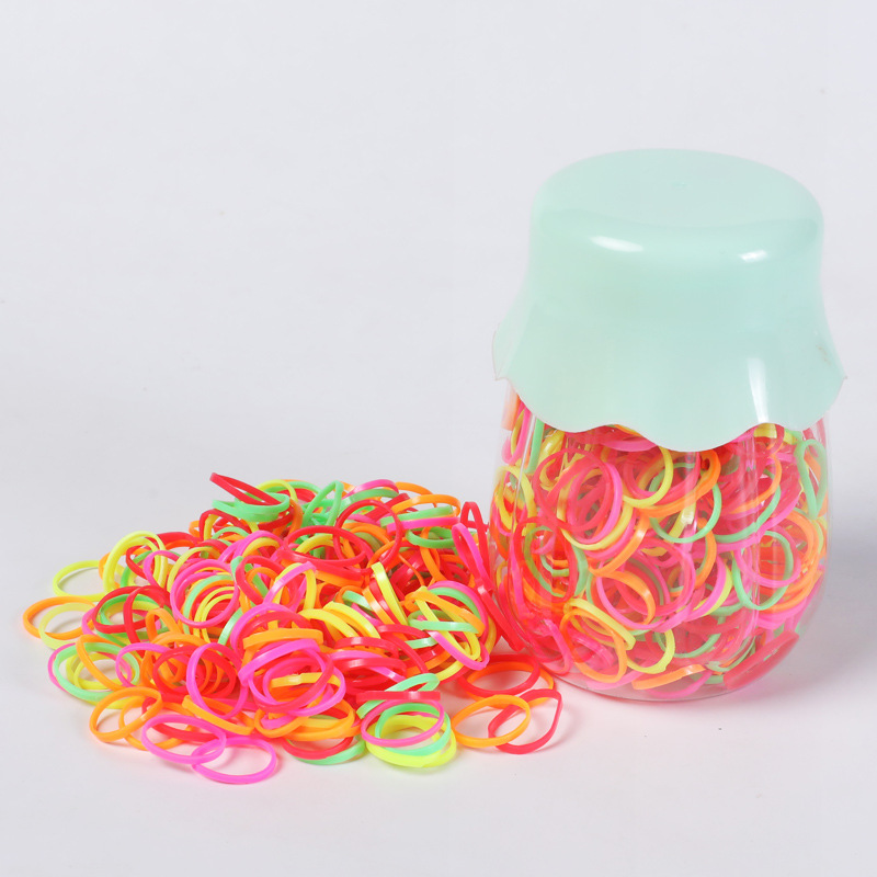 Children's Hair String Does Not Hurt Hair Rubber Band Girls Baby Strong Pull Constantly Boxed Hairtie Disposable Rubber Band