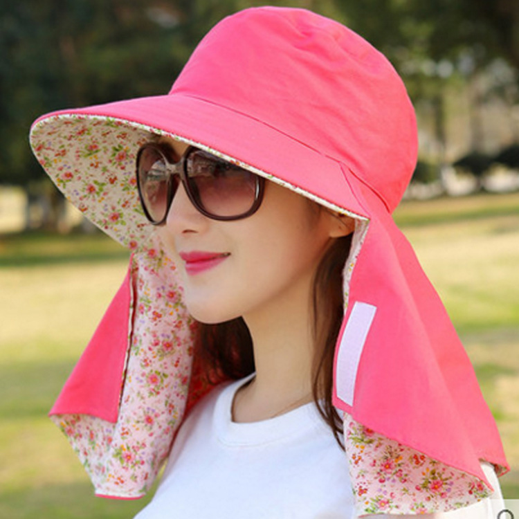 Summer Women's Sun Protection Cycling Hat Outdoor Uv Protection Foldable Electric Car Hat Sun Hat