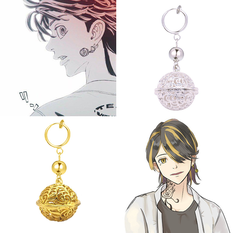 动漫画东京复仇者黑川伊佐那cosplay耳环 外贸动漫重生之道周边