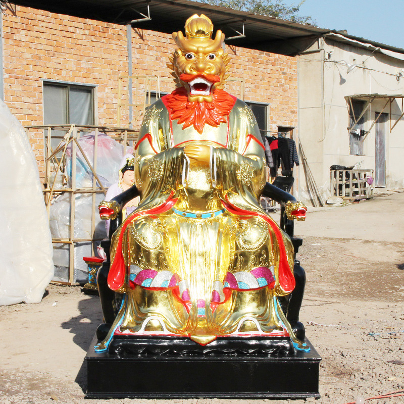 华音殿四海龙王龙母神像新款东南西北五海龙王爷龙神树脂材质佛像