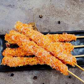 炸串批发彩虹棒冷冻15七彩油炸小吃台湾无骨鸡柳半成品速鸡肉雪花