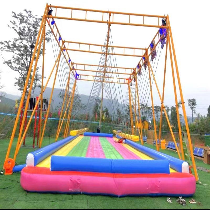 无动力网红大型秋千多人摇摆秋千景区游乐场农庄多人大秋千设备