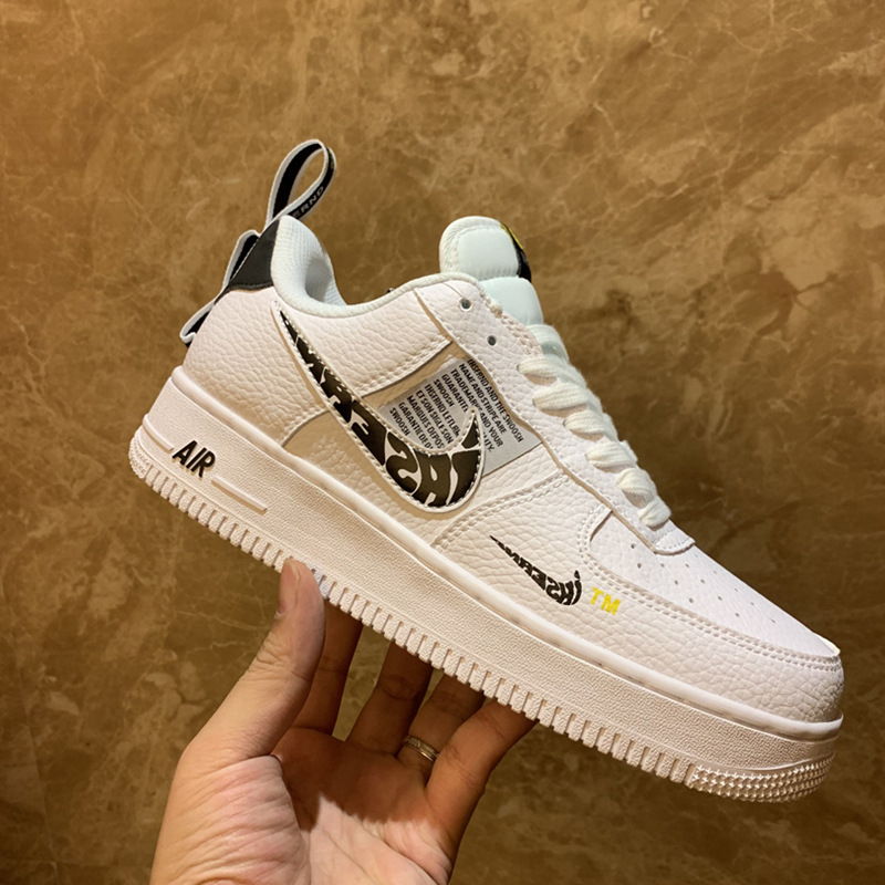 恩施耐克空军一号男鞋 aj男鞋电玩小子低帮白蓝板鞋aj1女鞋高帮