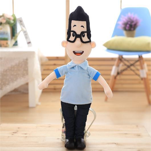 小头爸爸公仔毛绒玩具批发围裙妈妈压床娃娃玩偶批发跨境生日礼物