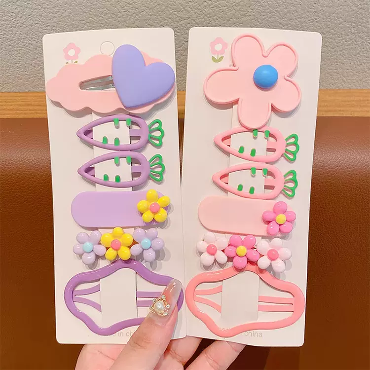 儿童刘海云朵bb夹女童不伤发高颜值发卡宝宝前额碎发夹小女孩头饰