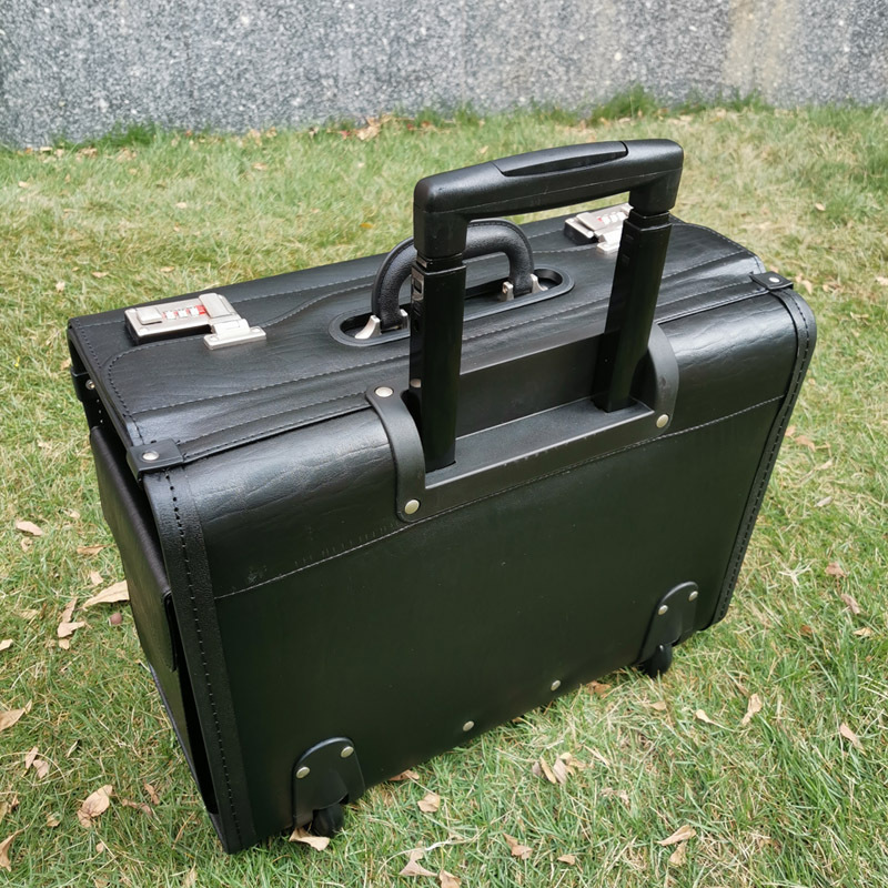 拉杆密码箱机长箱空姐同款专用登机箱空少行李箱复古密码航空箱