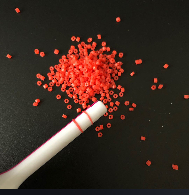 厂家批发绑红虫皮筋圈散装红虫夹皮套红虫笔专用小包装鱼饵皮筋