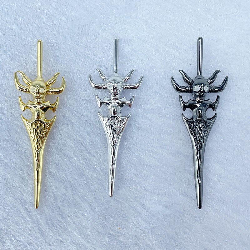 diy 手工配件 恶魔巫师权杖皇冠配件巴洛克diy阿飘大巴法杖配件