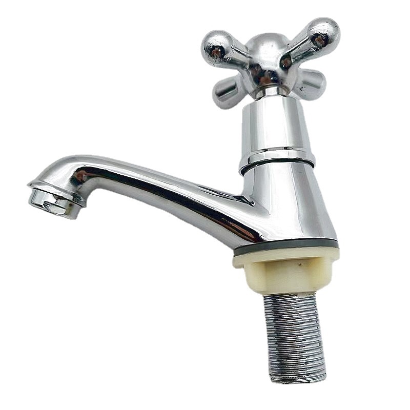 Inter-Platform Basin Sink Faucet Bathroom Bathroom Basin Single Cold Quick Opening Faucet Bathroom Desktop Faucet