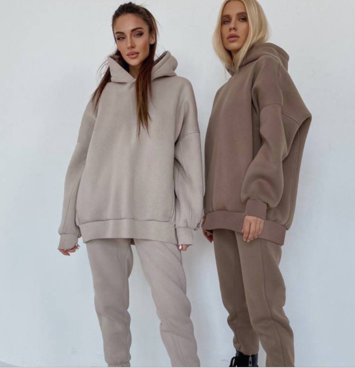 da 5157b hooded sweatshirt sweatpants casual sports suit