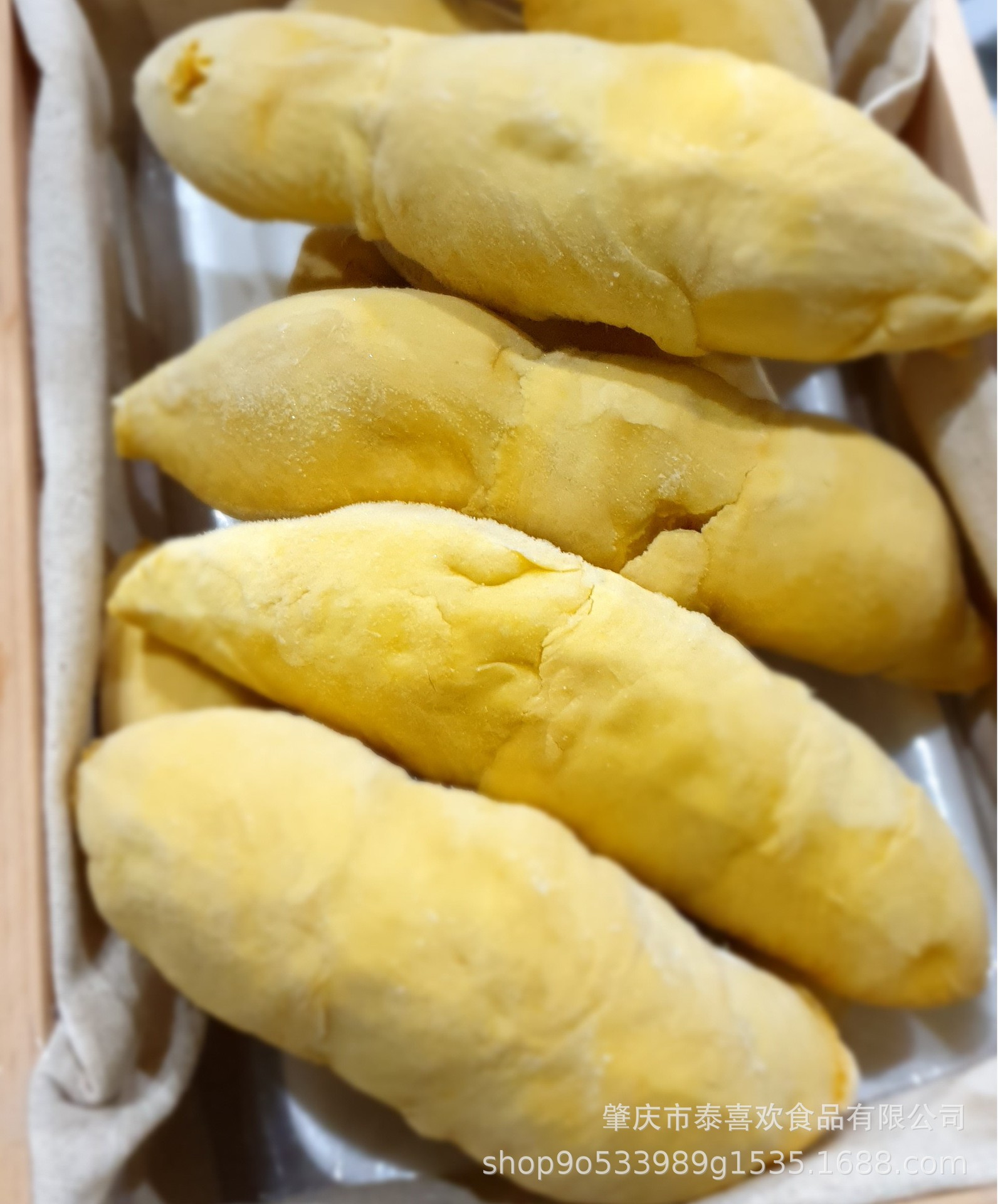 批发500g有籽真空装泰国冻榴莲肉冷冻榴莲新鲜装速冻树熟榴莲果肉