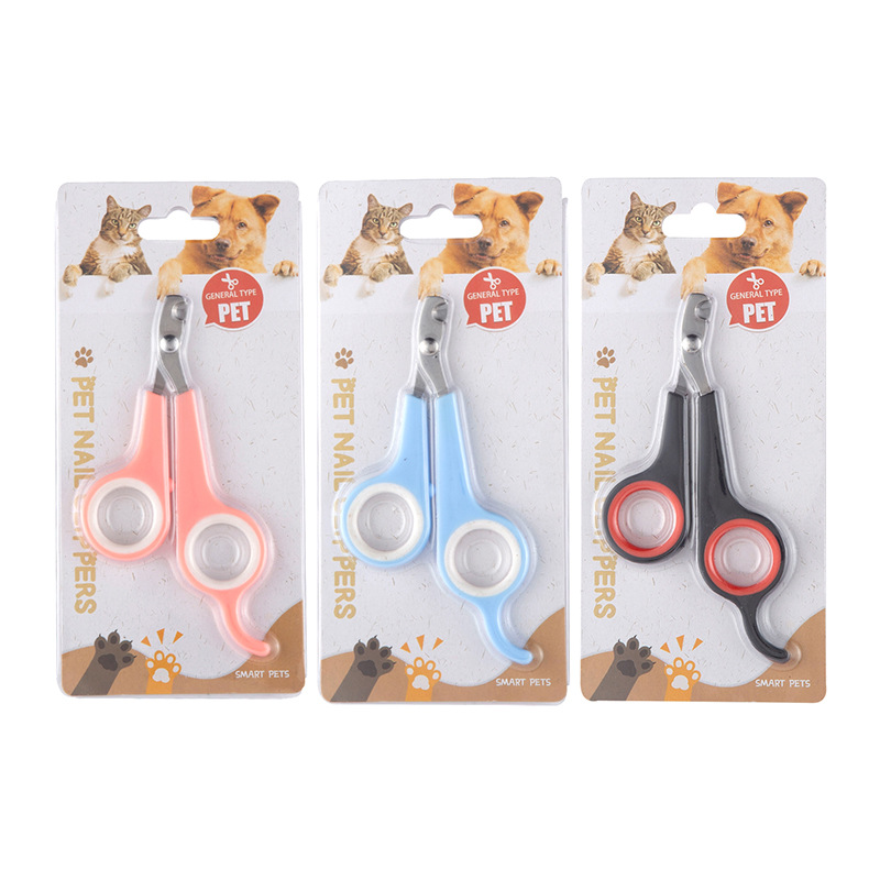 New with File Nail Scissors Dog Nail Clippers Pet Cleaning Supplies Stainless Steel Pet Nail Clipper Nail Scissors Wholesale