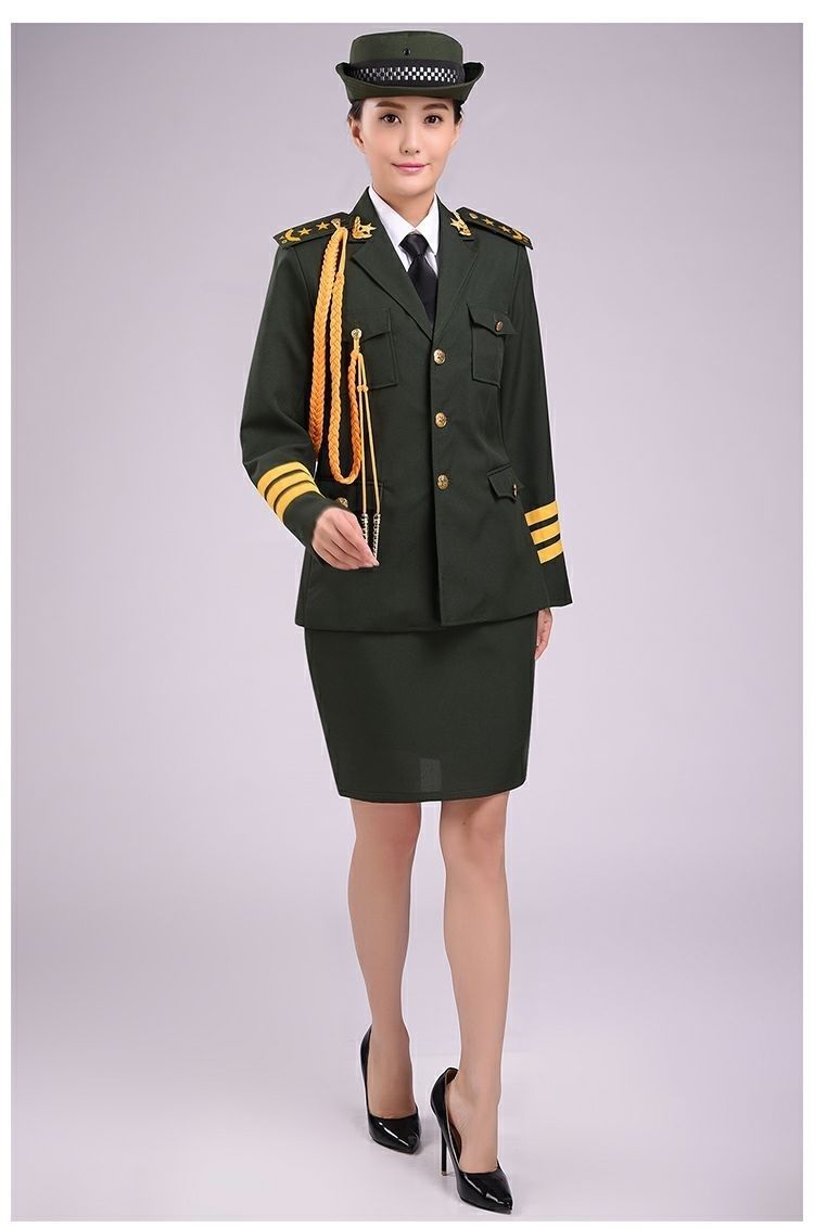 升旗手服装军装制服套装男女国旗班护卫队服军乐队军鼓仪仗队礼服