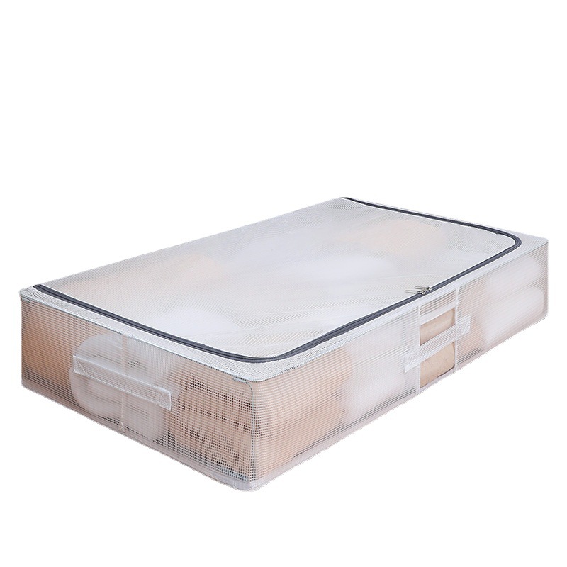 Youfen Transparent PVC Bed Bottom Cloth Storage Box Clothes Storage Flip Steel Frame Box Toy Storage Box Storage Box