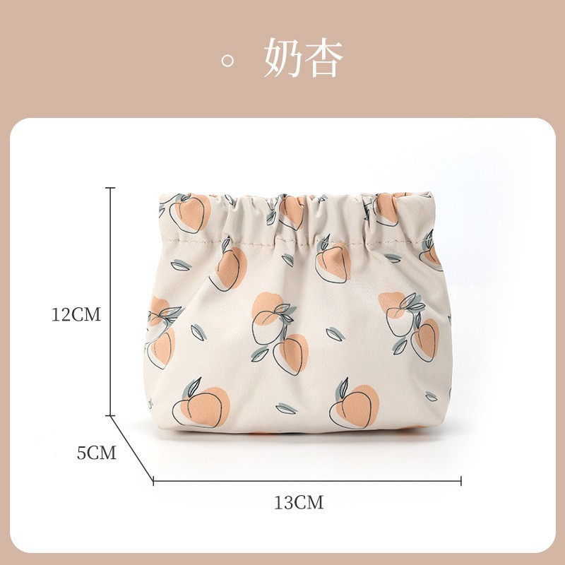 Shrapnel Printing Storage Bag Lipstick Pack Key Cosmetic Bag Small Bag inside Carry-on Bag Portable Mini