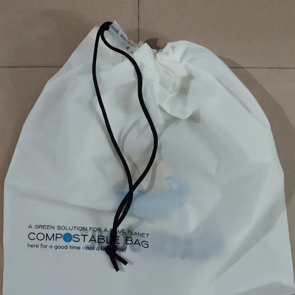 环保pla全降解束口抽绳塑料袋-阿里巴巴