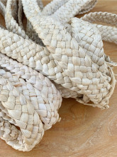 玉米皮DIY草编手工辫七股天然植物工艺绳材料绳编织辫子玉米皮