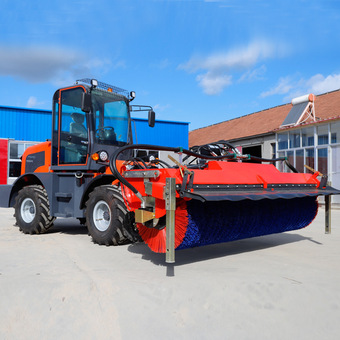 除雪车 德威诺大型除雪机 多功能座驾式扫地车 车载滚刷扫雪车