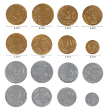 亚马逊仿真欧元美元玩硬币活动舞台装饰派对纸币道具钱币游戏