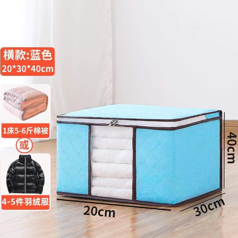 New Portable Non-Woven Quilt Bag Moisture-Proof Clothes Quilt Buggy Bag Oversized Luggage Packing Moving Bag in Stock