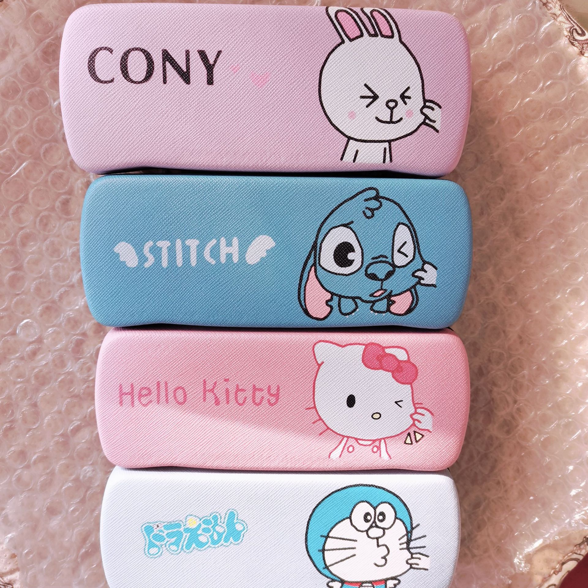 Wholesale New Children's Glasses Case Fresh Cartoon Glasses Box Inkjet Glasses Box Iron Box Logo