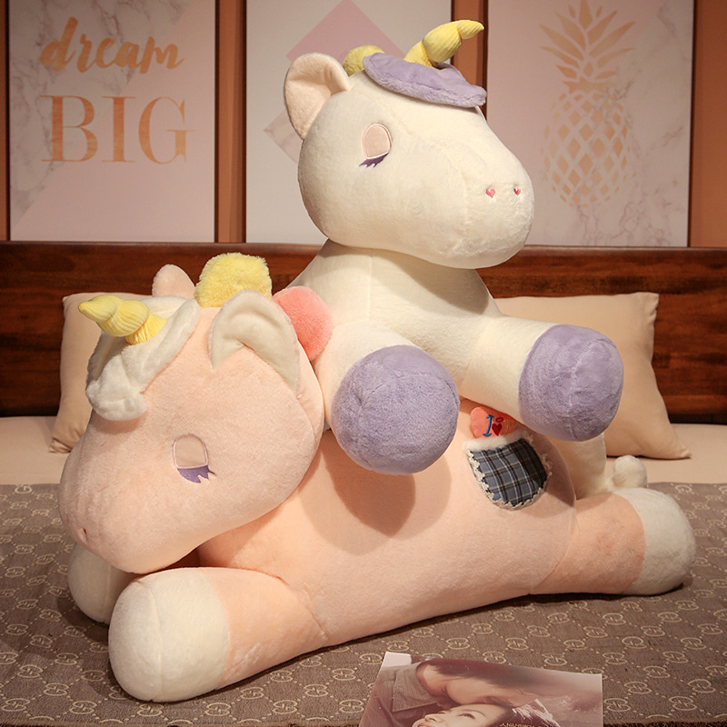 Plush Toys Wholesale Cute Dream Unicorn Doll Large Bed Pillow Doll Birthday Gift for Girls