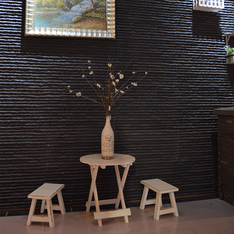 pu流水石冷淡风流水石文化石墙板花园庭院水幕墙面轻奢室内会所