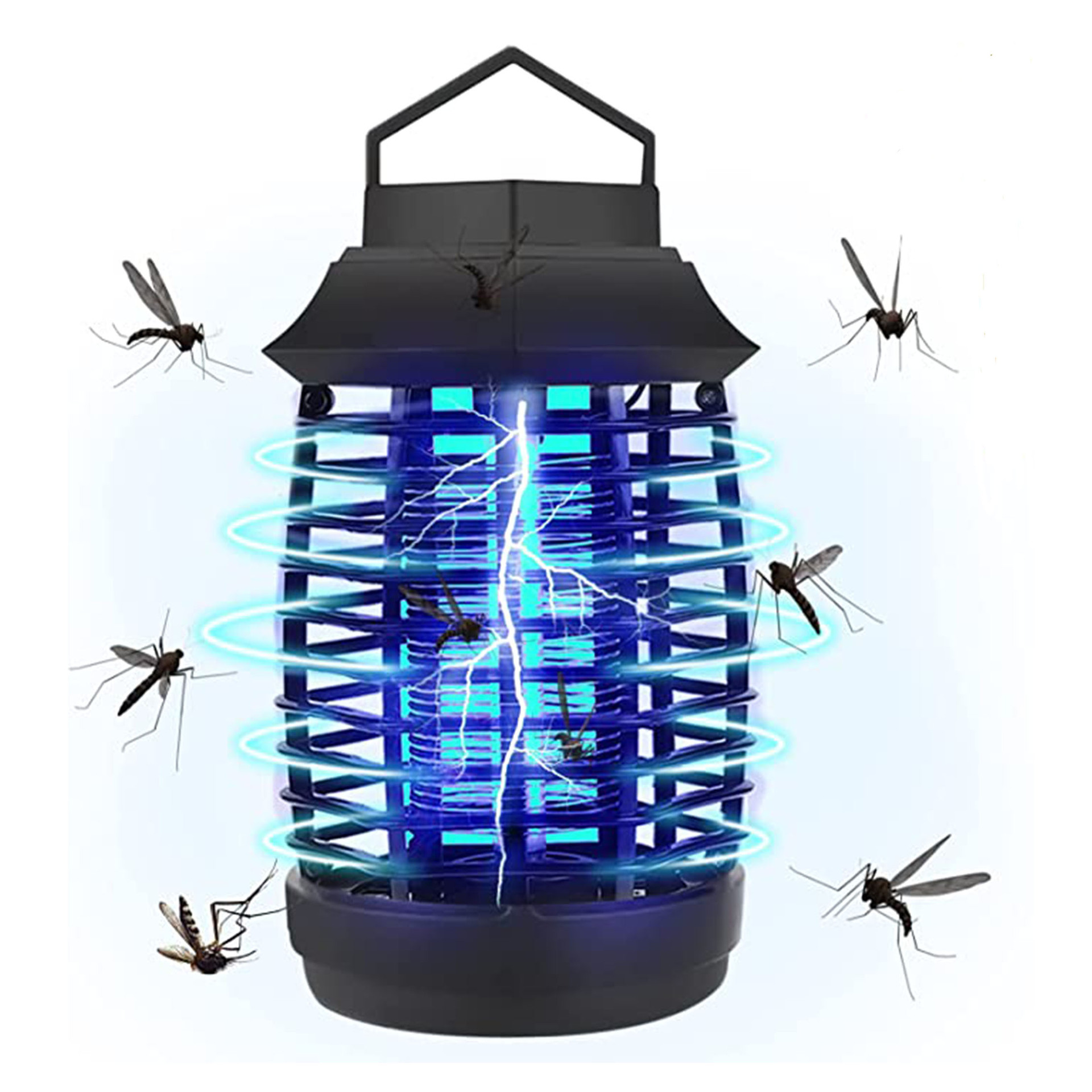 新款电击灭蚊灯室内电子灭蚊器光触媒静音物理诱昆虫灯跨境驱蚊器