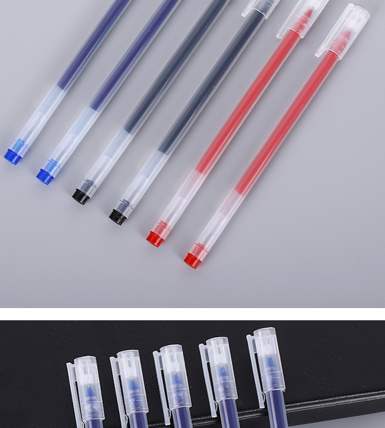 大容量中性笔水笔巨能写全针管办公水性笔学生创意文具用品笔批发