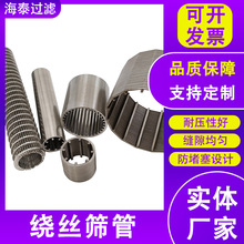 约翰逊滤芯T型反卷过滤网不锈钢楔形过滤管矿筛网管现货T型绕丝筛